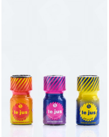 Le jus trio poppers 10ml