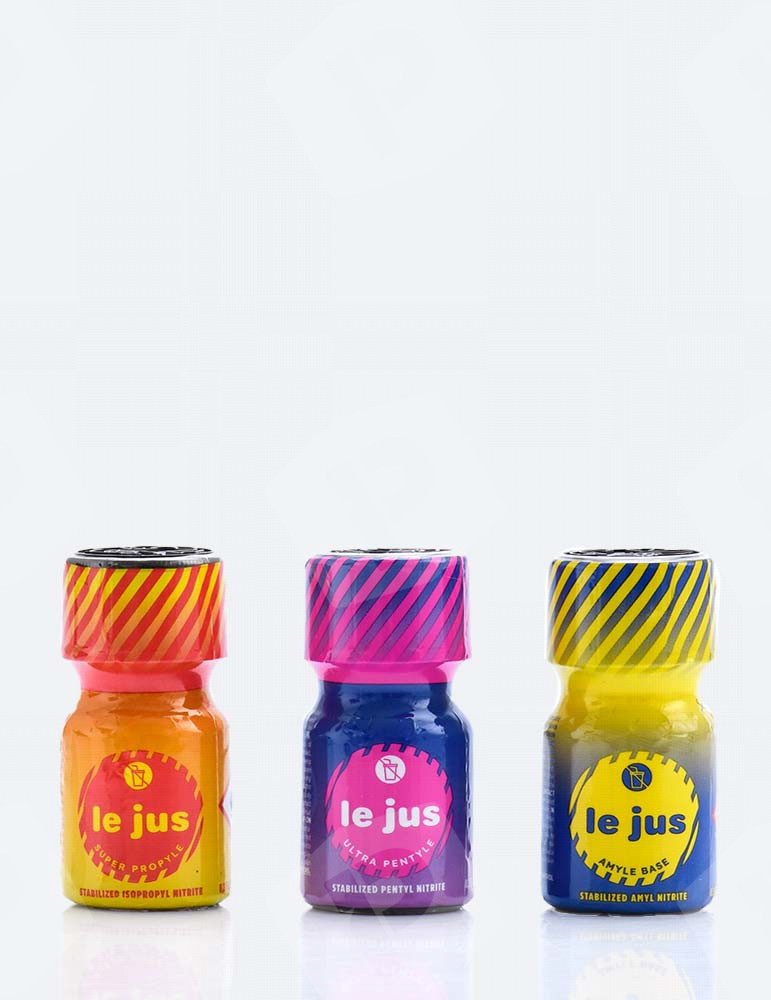 Le jus trio poppers 10ml