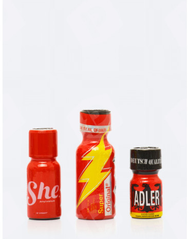 Dark Red Poppers Pack