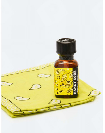 Hanky Code Yellow Poppers 24ml + Bandana