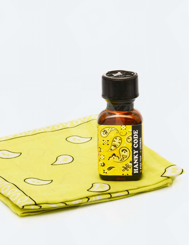 Hanky Code Yellow Poppers 24ml + Bandana