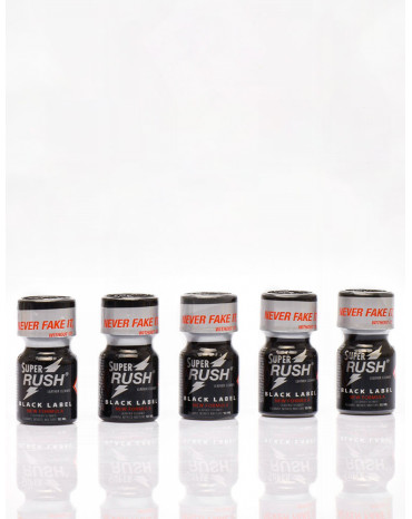 5-pack Super Rush Black Label 10ml