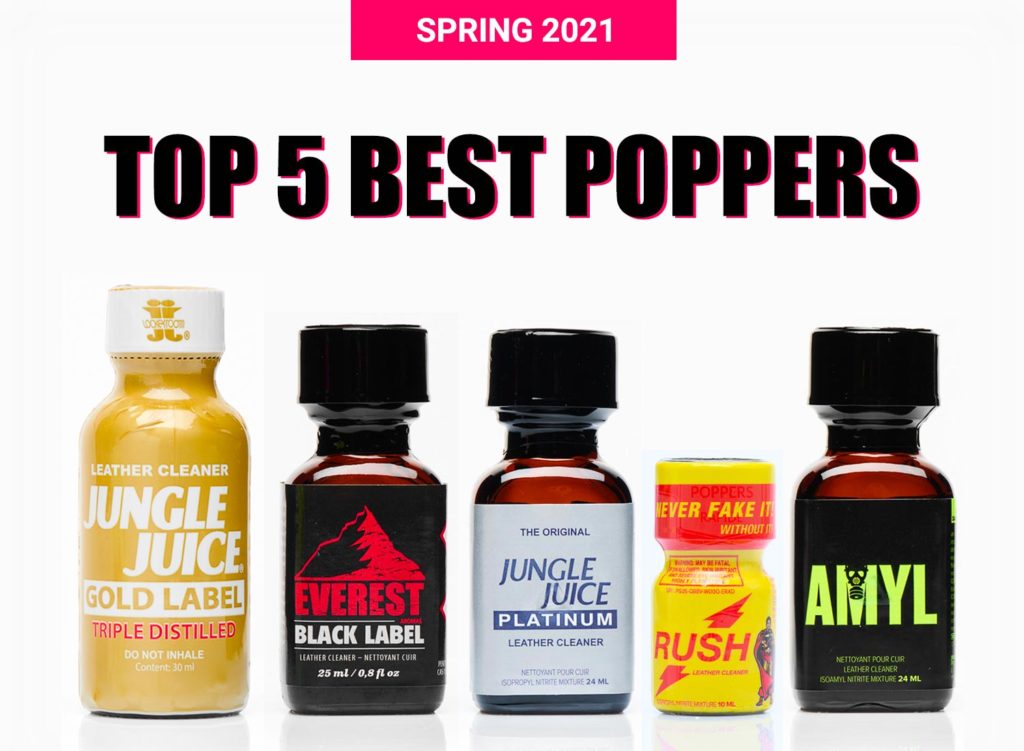 Our top 5 best poppers for spring 2021! Poppers Aromas Blog