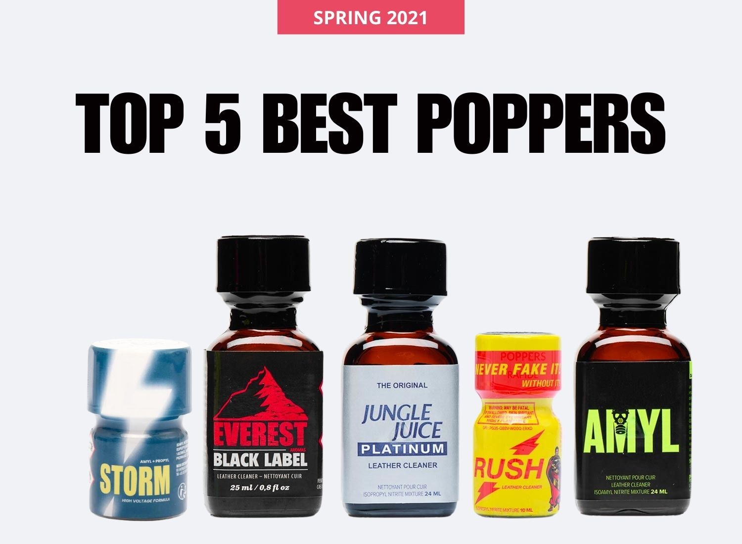 Read more about the article Our top 5 best poppers for spring 2021!