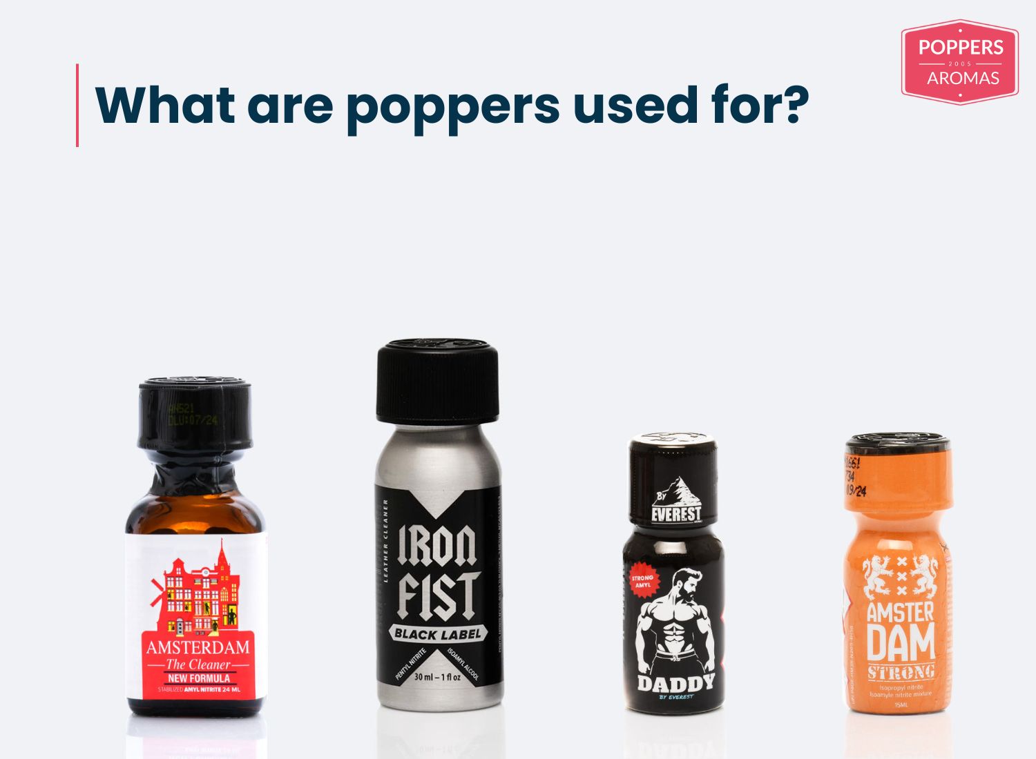 Read more about the article What Are Poppers Used For?